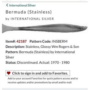 Set Of 5 Vintage Bermuda Pattern Stainless Steel Butter Knives By International